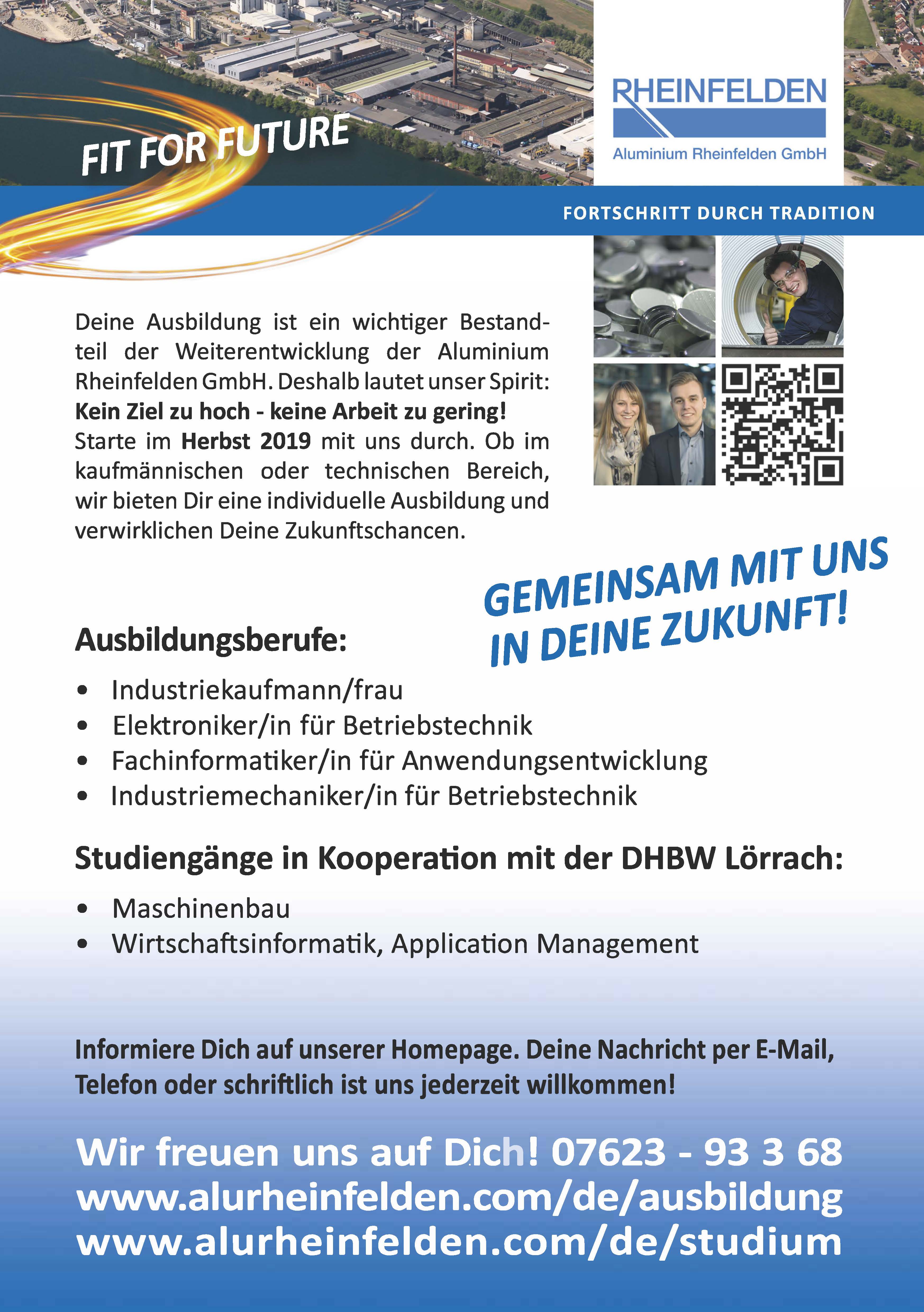 Ausbildungsstellen Herbst 2019